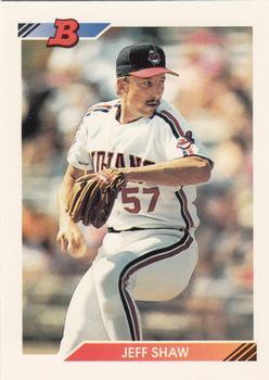#410 Jeff Shaw - Cleveland Indians - 1992 Bowman Baseball