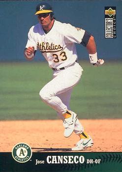 #410 Jose Canseco - Oakland Athletics - 1997 Collector's Choice Baseball