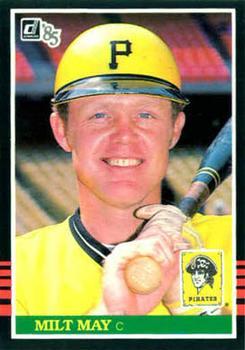 #410 Milt May - Pittsburgh Pirates - 1985 Donruss Baseball