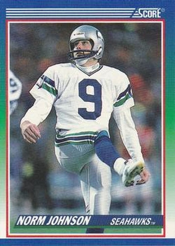 #410 Norm Johnson - Seattle Seahawks - 1990 Score Football
