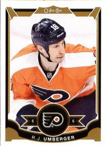 #410 R.J. Umberger - Philadelphia Flyers - 2015-16 O-Pee-Chee Hockey
