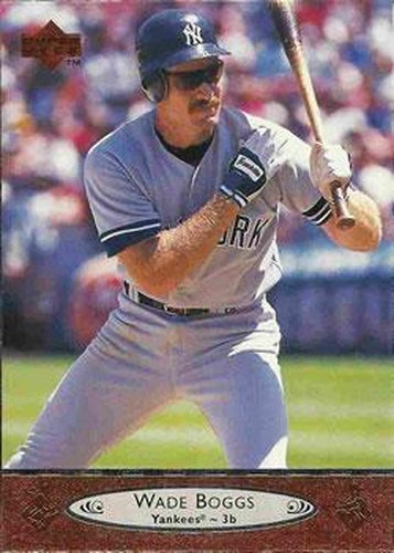 #410 Wade Boggs - New York Yankees - 1996 Upper Deck Baseball