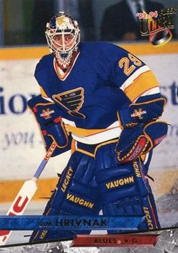 #410 Jim Hrivnak - St. Louis Blues - 1993-94 Ultra Hockey