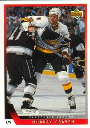 #410 Murray Craven - Vancouver Canucks - 1993-94 Upper Deck Hockey