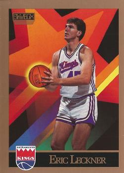 #410 Eric Leckner - Sacramento Kings - 1990-91 SkyBox Basketball
