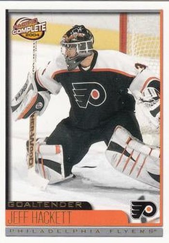 #410 Jeff Hackett - Philadelphia Flyers - 2003-04 Pacific Complete Hockey