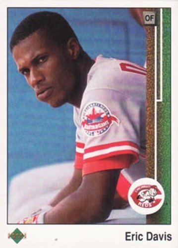 #410 Eric Davis - Cincinnati Reds - 1989 Upper Deck Baseball