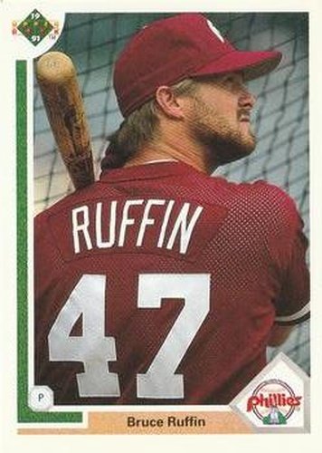 #410 Bruce Ruffin - Philadelphia Phillies - 1991 Upper Deck Baseball