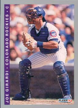 #410 Joe Girardi - Colorado Rockies - 1993 Fleer Baseball