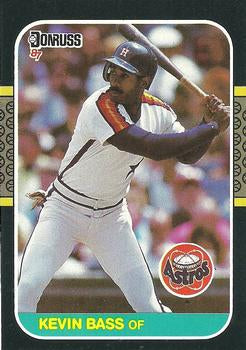 #410 Kevin Bass - Houston Astros - 1987 Donruss Baseball