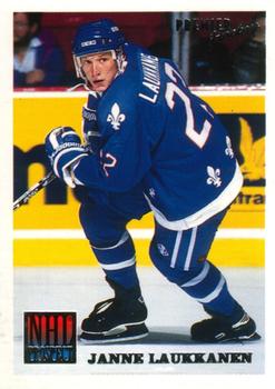 #411 Janne Laukkanen - Quebec Nordiques - 1994-95 O-Pee-Chee Premier Hockey