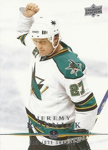 #411 Jeremy Roenick - San Jose Sharks - 2008-09 Upper Deck Hockey