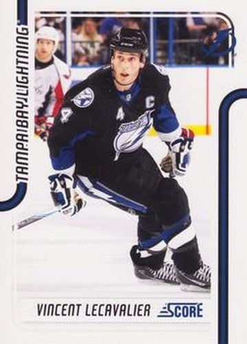#411 Vincent Lecavalier - Tampa Bay Lightning - 2011-12 Score Hockey