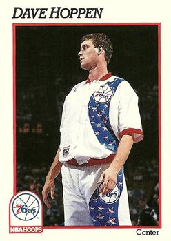 #411 Dave Hoppen - Philadelphia 76ers - 1991-92 Hoops Basketball