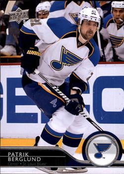 #411 Patrik Berglund - St. Louis Blues - 2014-15 Upper Deck Hockey