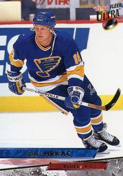 #411 Tony Hrkac - St. Louis Blues - 1993-94 Ultra Hockey