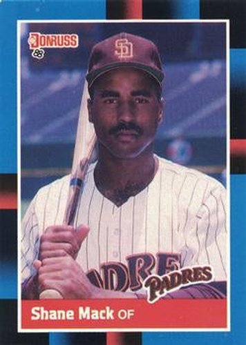 #411 Shane Mack - San Diego Padres - 1988 Donruss Baseball