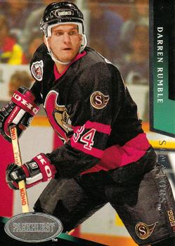 #411 Darren Rumble - Ottawa Senators - 1993-94 Parkhurst Hockey