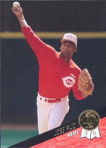 #411 Jose Rijo - Cincinnati Reds - 1993 Leaf Baseball