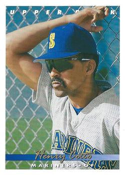 #411 Henry Cotto - Seattle Mariners - 1993 Upper Deck Baseball