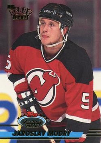 #411 Jaroslav Modry - New Jersey Devils - 1993-94 Stadium Club Hockey