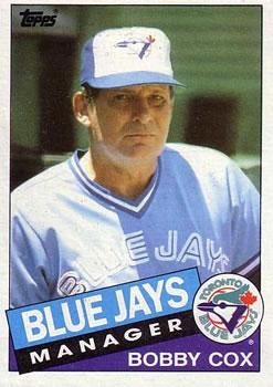 #411 Bobby Cox - Toronto Blue Jays - 1985 Topps Baseball