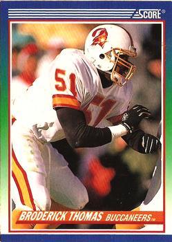 #411 Broderick Thomas - Tampa Bay Buccaneers - 1990 Score Football