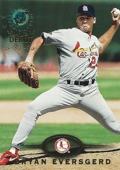 #411 Bryan Eversgerd - St. Louis Cardinals - 1995 Stadium Club Baseball