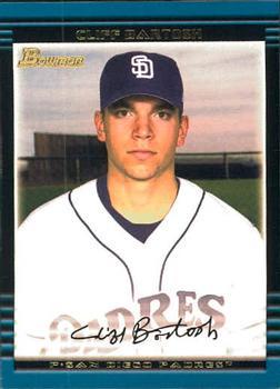 #411 Cliff Bartosh - San Diego Padres - 2002 Bowman Baseball