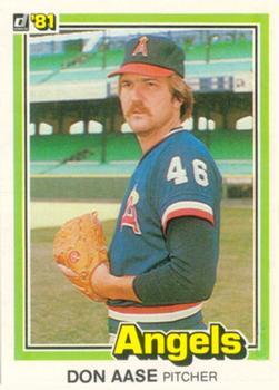 #411 Don Aase - California Angels - 1981 Donruss Baseball
