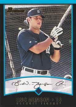 #411 Eric Munson - Detroit Tigers - 2001 Bowman Baseball