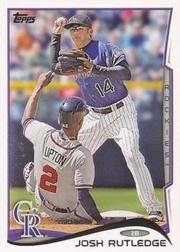 #411 Josh Rutledge - Colorado Rockies - 2014 Topps Baseball