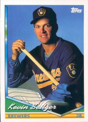 #411 Kevin Seitzer - Milwaukee Brewers - 1994 Topps Baseball