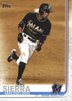 #411 Magneuris Sierra - Miami Marlins - 2019 Topps Baseball