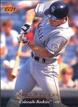 #411 Mike Kingery - Colorado Rockies - 1995 Upper Deck Baseball