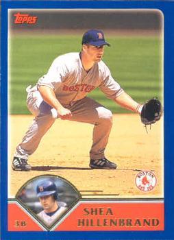 #411 Shea Hillenbrand - Boston Red Sox - 2003 Topps Baseball