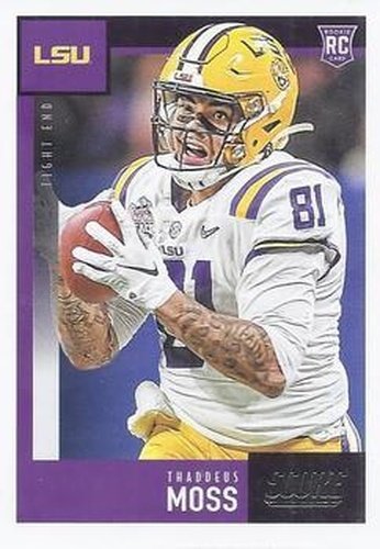 #411 Thaddeus Moss - LSU Tigers - 2020 Score Football