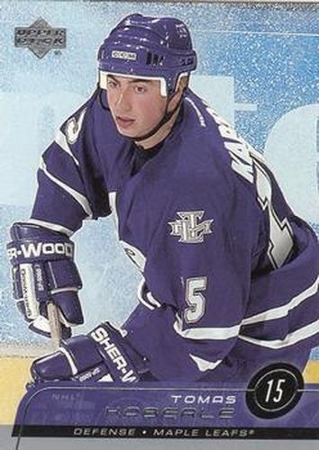 #411 Tomas Kaberle - Toronto Maple Leafs - 2002-03 Upper Deck Hockey