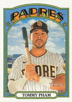 #411 Tommy Pham - San Diego Padres - 2021 Topps Heritage Baseball