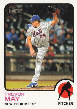 #411 Trevor May - New York Mets - 2022 Topps Heritage Baseball