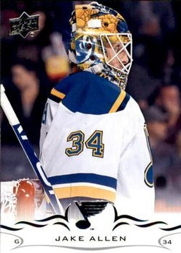 #411 Jake Allen - St. Louis Blues - 2018-19 Upper Deck Hockey