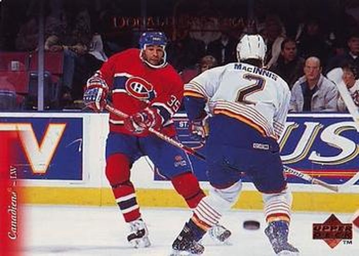 #411 Donald Brashear - Montreal Canadiens - 1995-96 Upper Deck Hockey