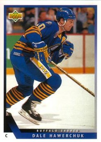 #411 Dale Hawerchuk - Buffalo Sabres - 1993-94 Upper Deck Hockey