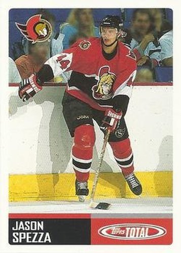 #411 Jason Spezza - Ottawa Senators - 2002-03 Topps Total Hockey