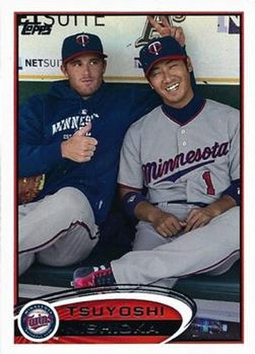 #411 Tsuyoshi Nishioka - Minnesota Twins - 2012 Topps Baseball