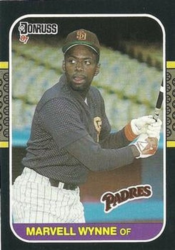 #411 Marvell Wynne - San Diego Padres - 1987 Donruss Baseball