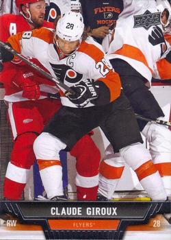 #411 Claude Giroux - Philadelphia Flyers - 2013-14 Upper Deck Hockey