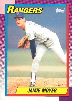 #412 Jamie Moyer - Texas Rangers - 1990 O-Pee-Chee Baseball
