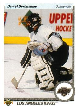 #412 Daniel Berthiaume - Los Angeles Kings - 1990-91 Upper Deck Hockey