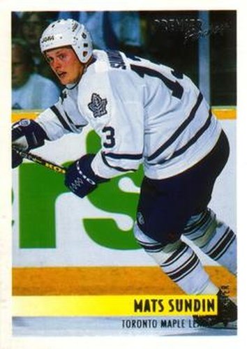 #412 Mats Sundin - Toronto Maple Leafs - 1994-95 O-Pee-Chee Premier Hockey